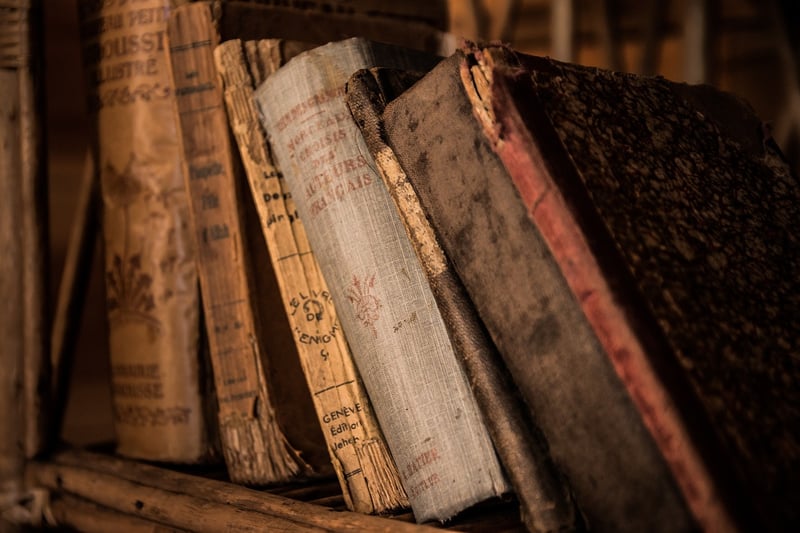 Vintage Book Planter
