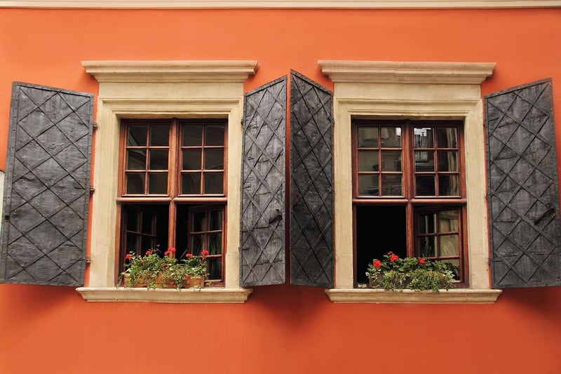 Repurposed Window Frame Photo Display